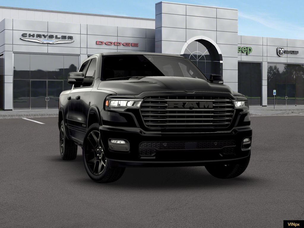 New 2026 Diamond Black Crystal Pearl-Coat Exterior Paint RAM Laramie image 16