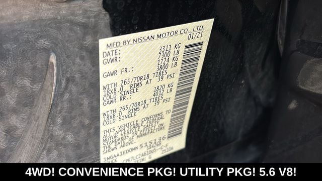 Used 2021 Black Nissan SV image 36