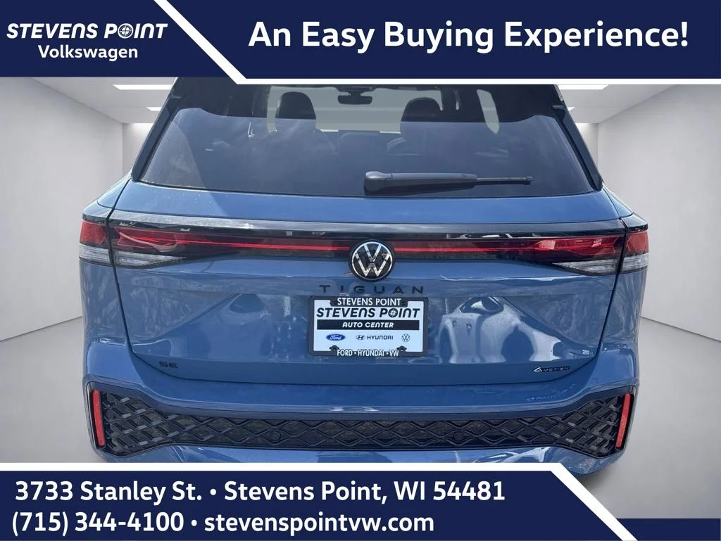 New 2026 Monterey Blue Pearl Volkswagen 2.0T SE R-Line Black image 4
