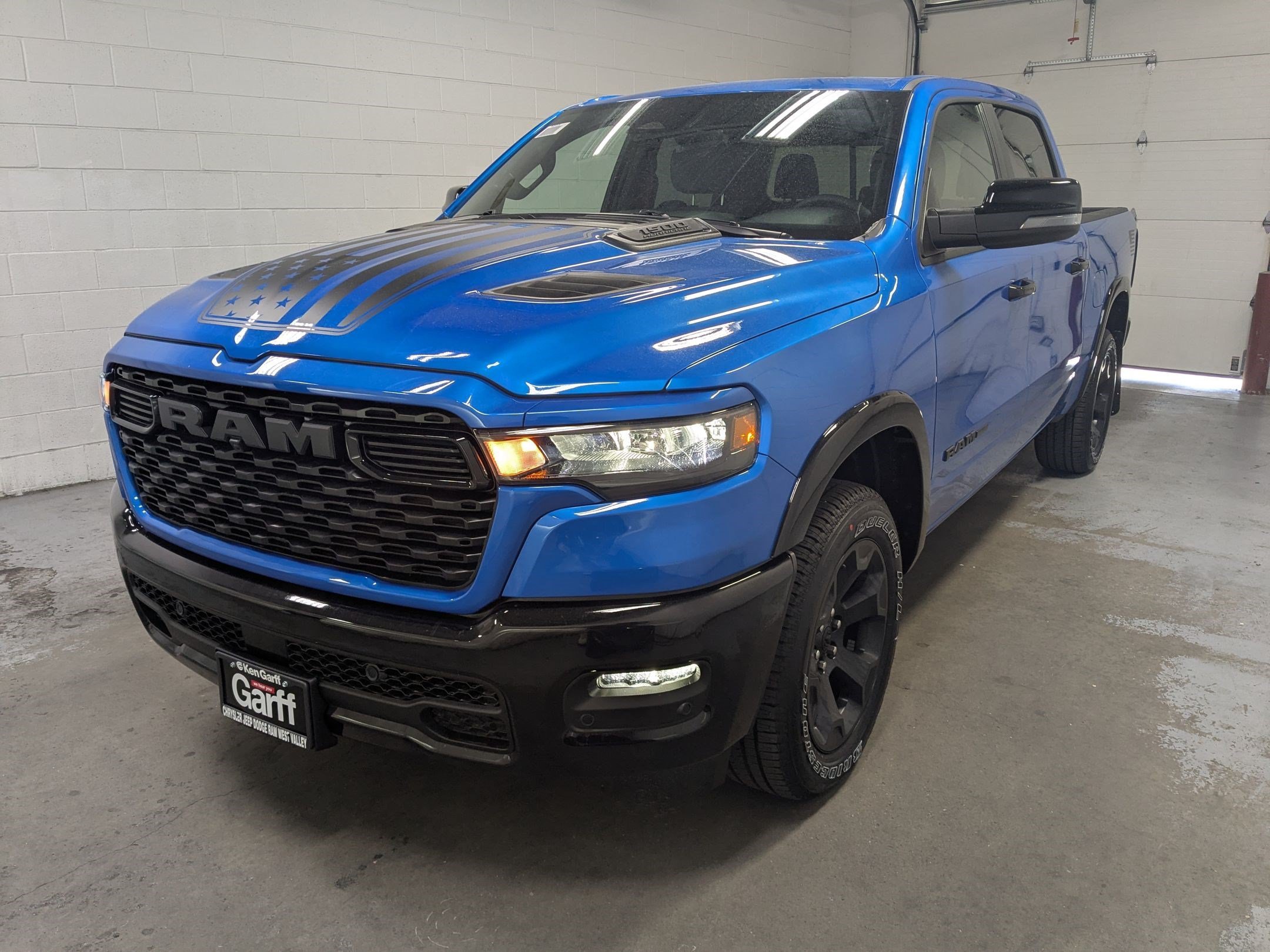 New 2026 Hydro Blue Pearlcoat RAM Big Horn image 9