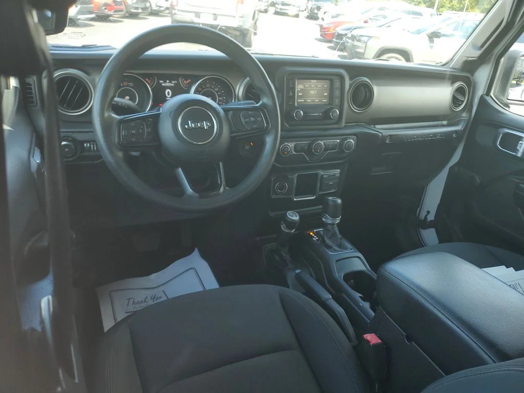 Used 2019 White Jeep Unlimited Sport image 8