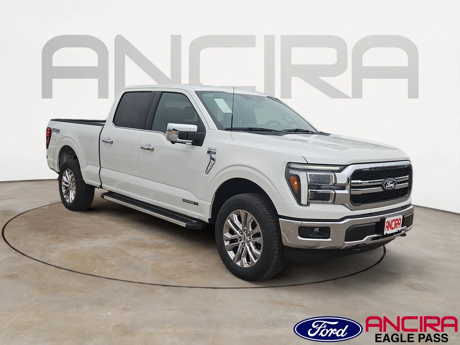 New 2026 Star White Metallic Tri-Coat Ford LARIAT image 1
