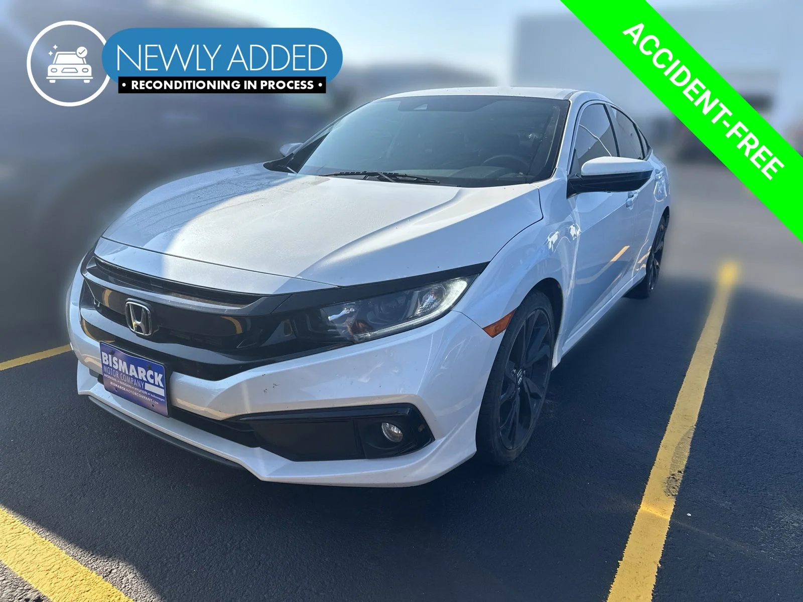 Used 2020 White Honda Sport image 1