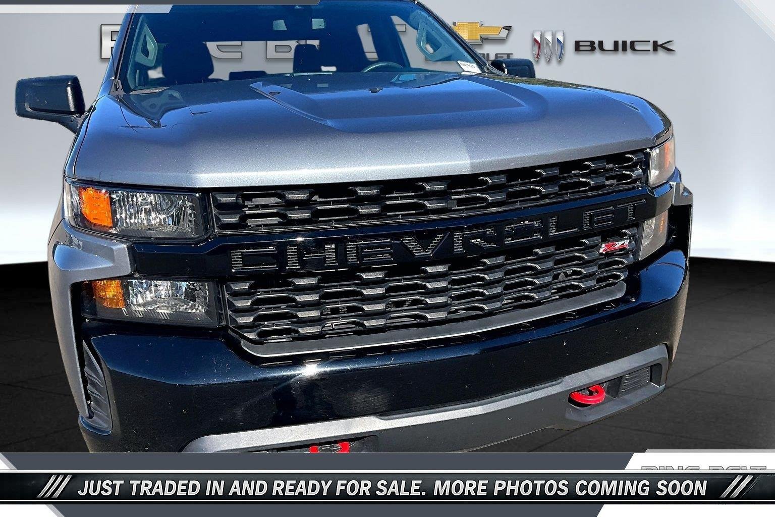 Used 2021 SATIN STEEL METALLIC Chevrolet Custom Trail Boss image 22