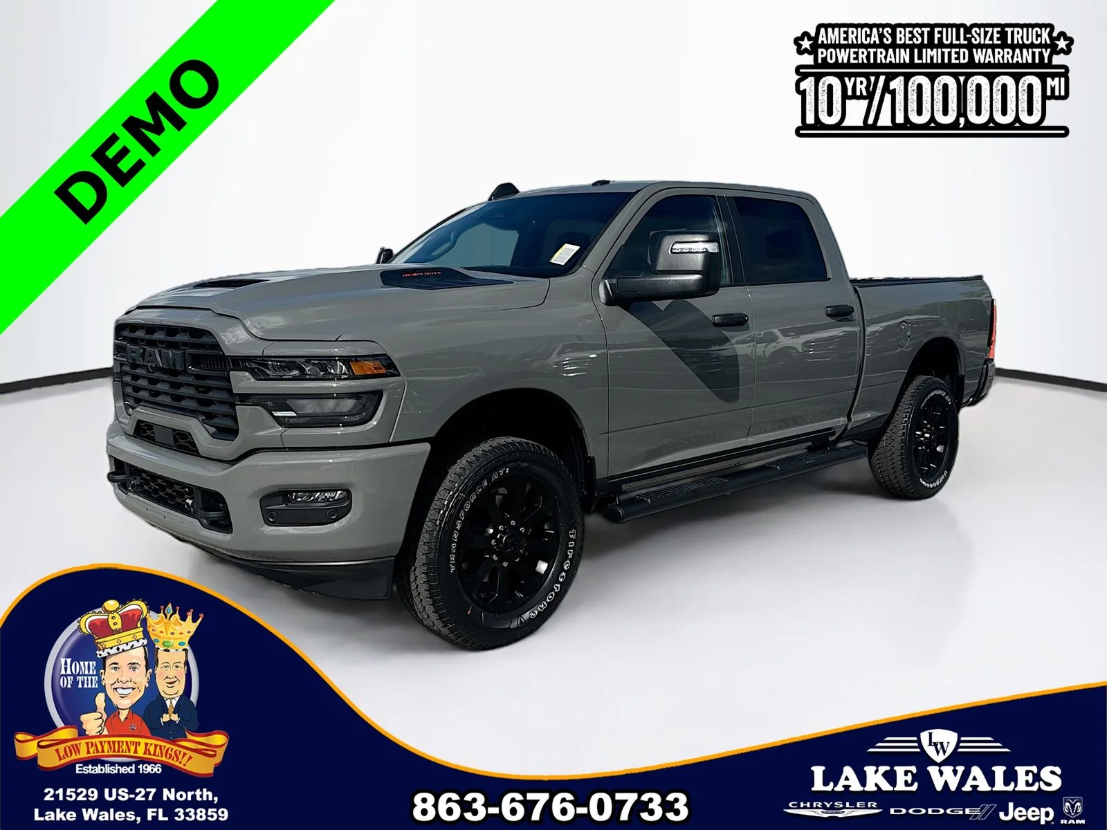 New 2026 Ceramic Gray Clear-Coat Exterior Paint RAM Tradesman image 2