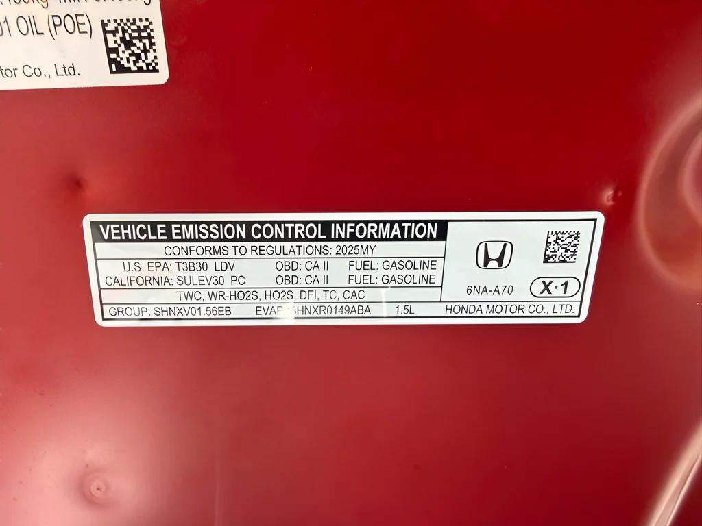Certified Used 2025 Radiant Red Metallic Honda LX image 35