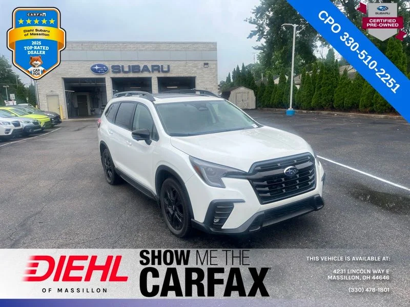 Certified Used 2023 White Subaru Onyx Edition image 1