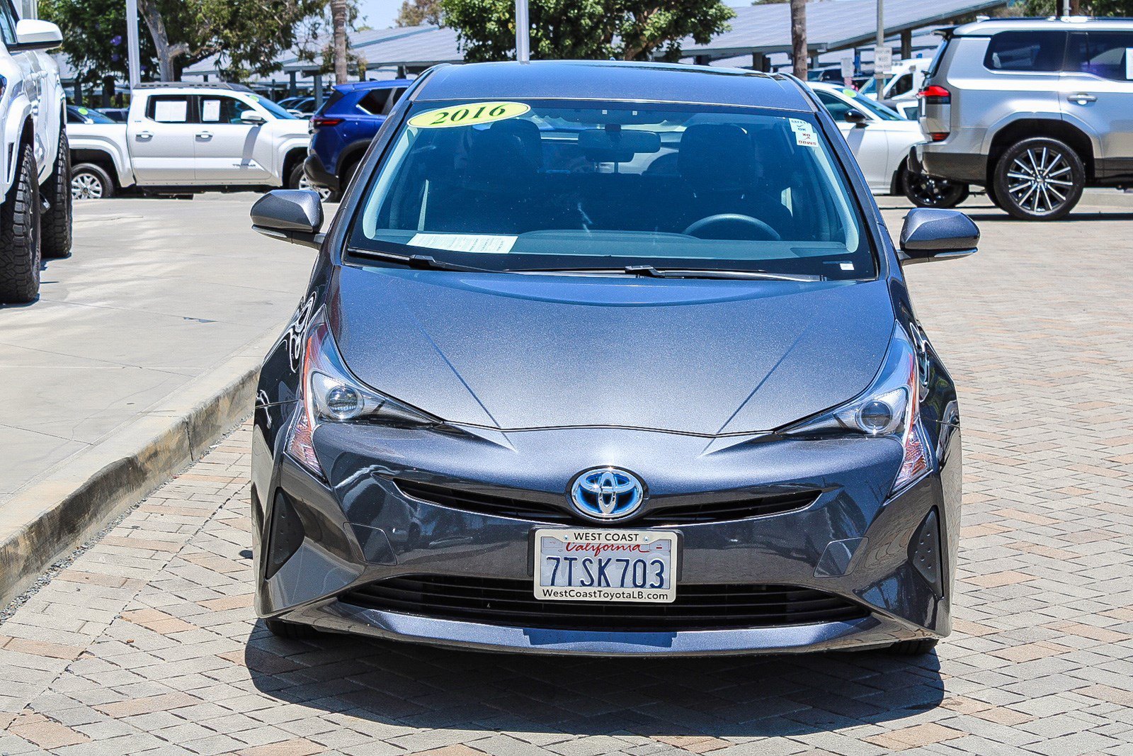 Certified 2016 Toyota Prius Two with VIN JTDKBRFU7G3016075 for sale in Long Beach, CA