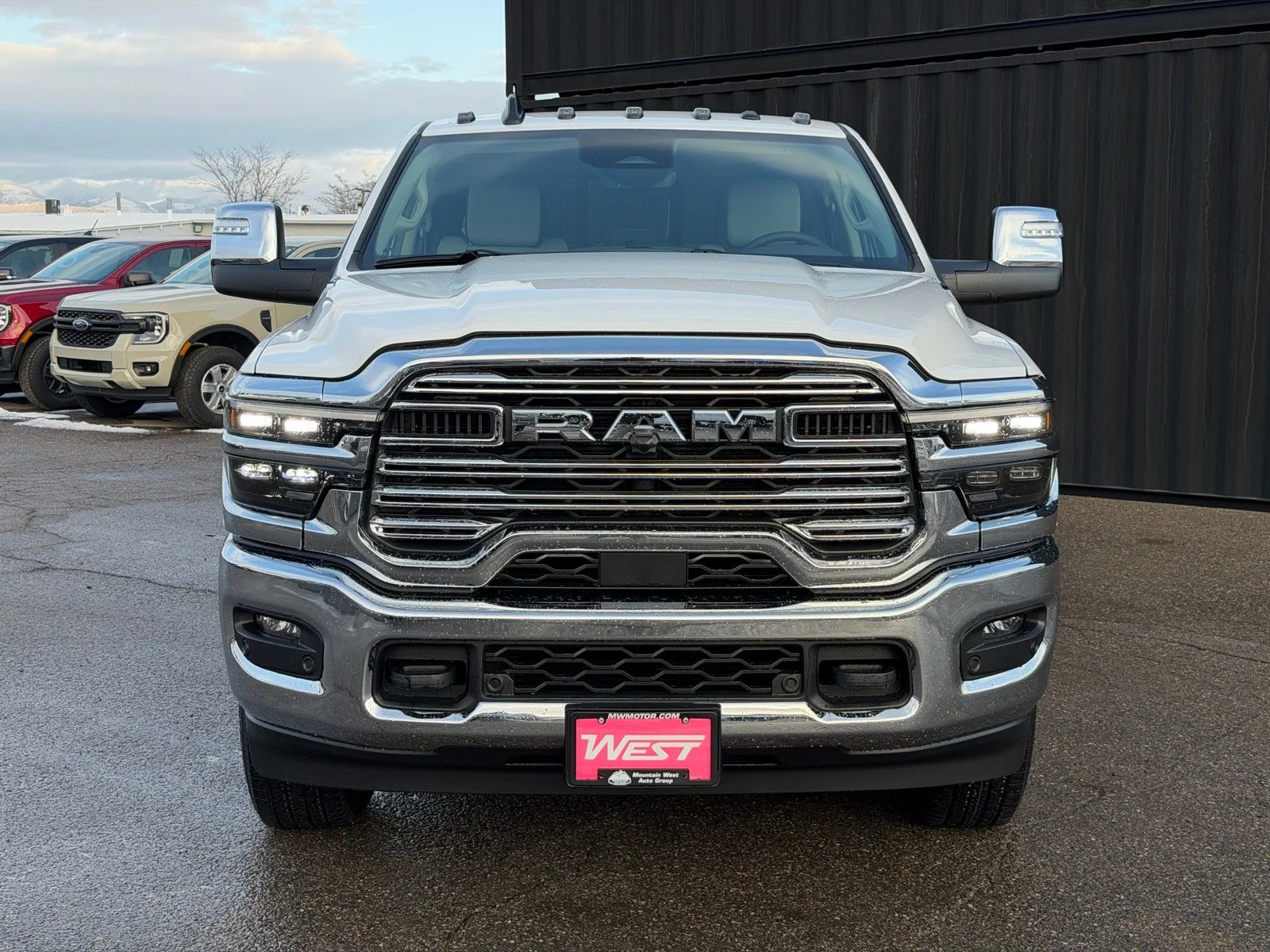 New 2026 Bright White Clear-Coat Exterior Paint RAM Laramie image 2