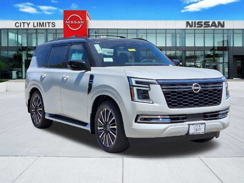 New 2026 Everest White TriCoat / Super Black Two-tone Nissan Platinum Reserve image 3