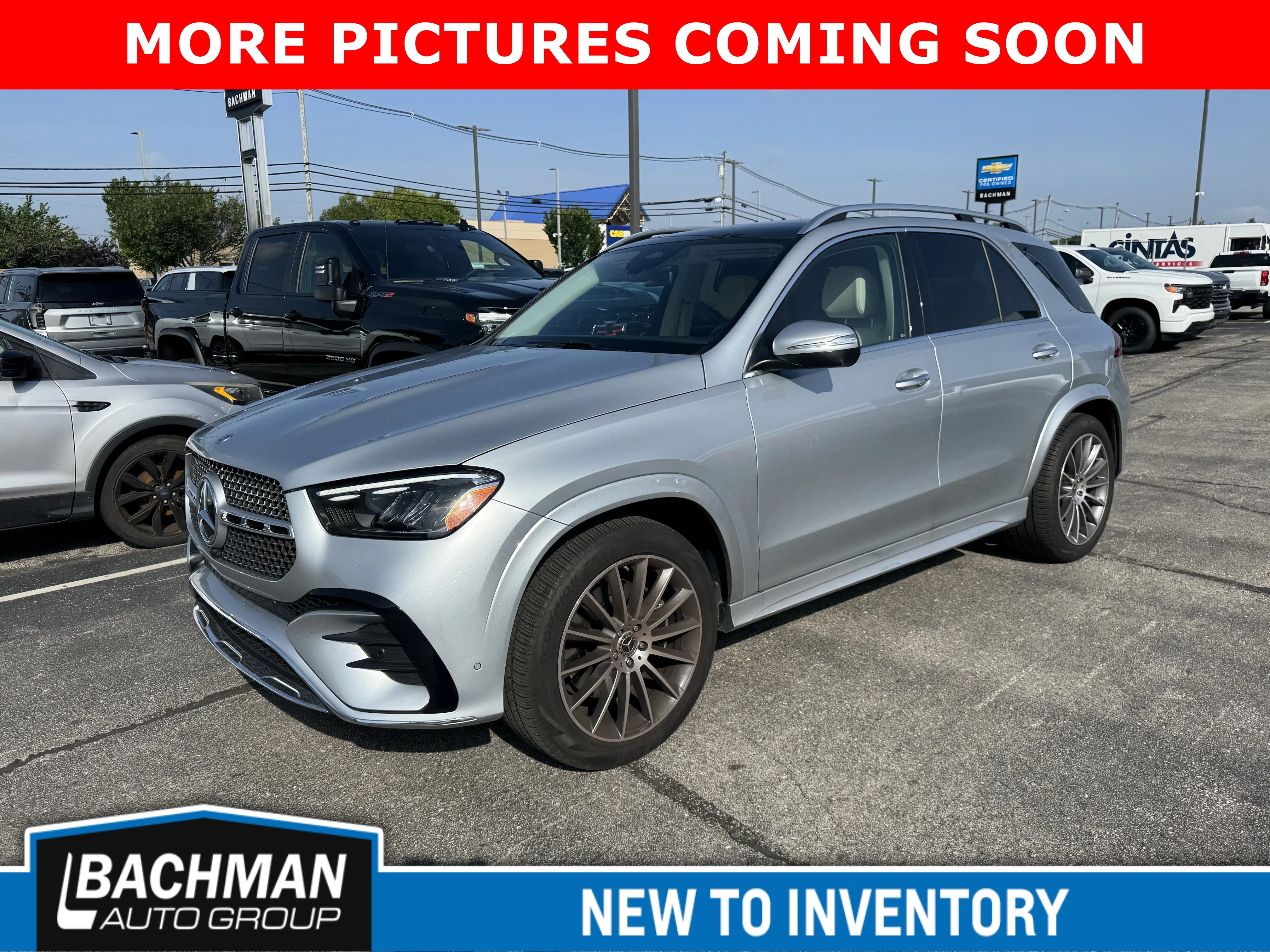 Used 2025 Cirrus Silver Metallic Mercedes-Benz GLE 350 image 3