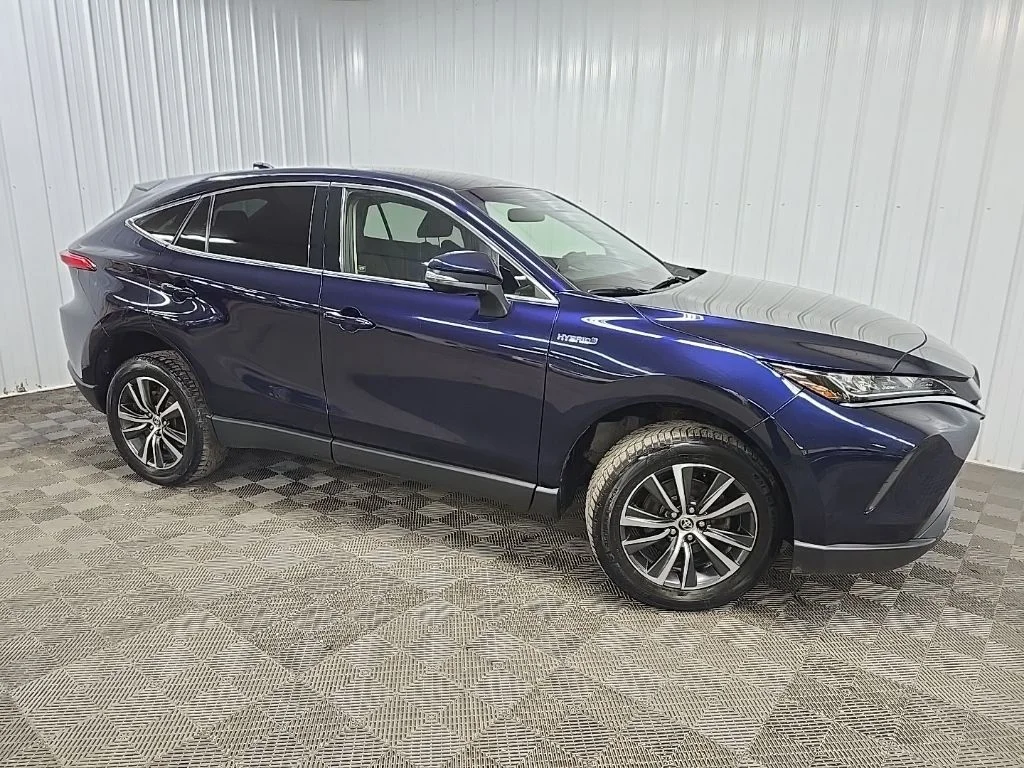 Used 2021 Blue Toyota LE image 1