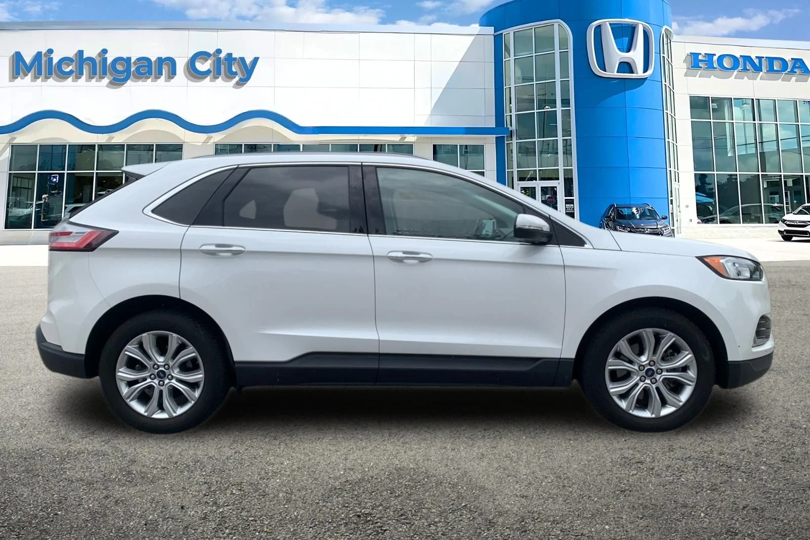 Used 2020 White Ford Titanium image 6