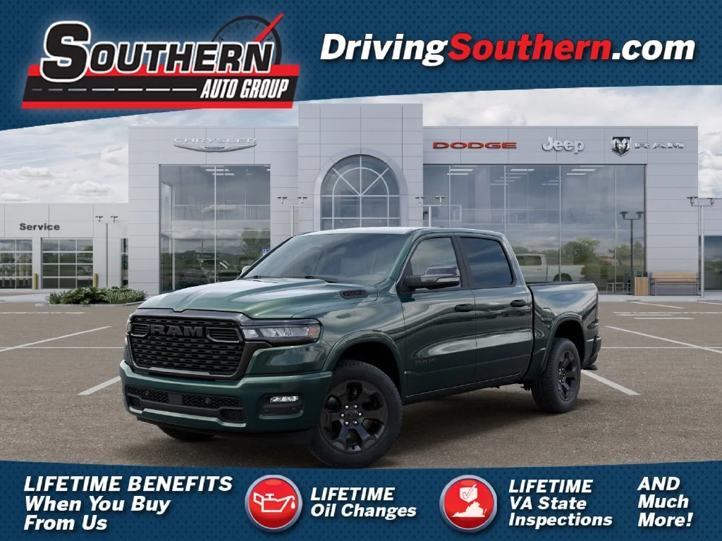 New 2027 Serrano-Green Metallic Exterior Paint RAM Big Horn/Lone Star image 1