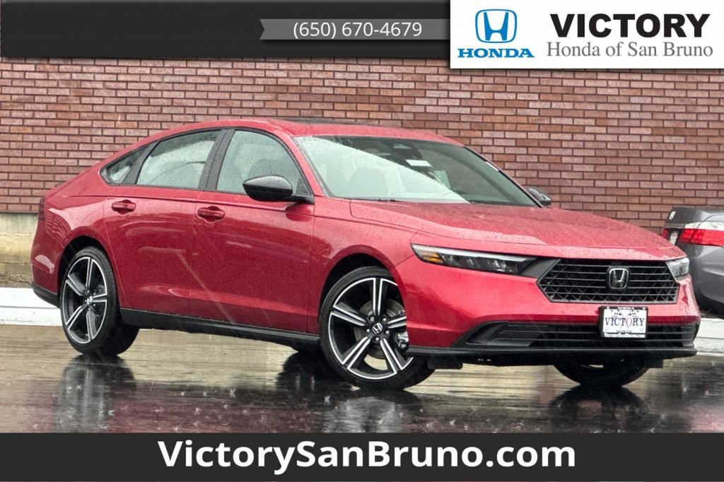 New 2026 Radiant Red Metallic Honda Sport image 1