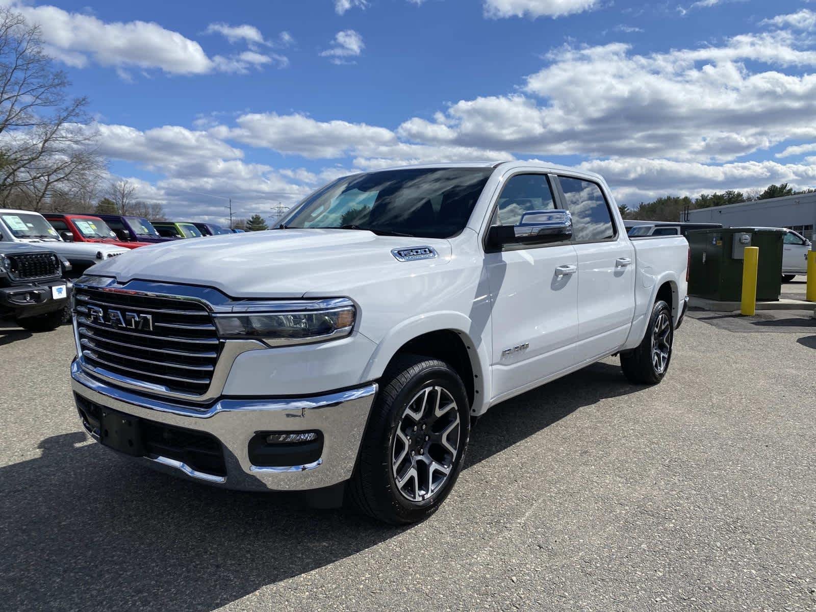 Used 2026 Bright White Clearcoat Ram Laramie image 8