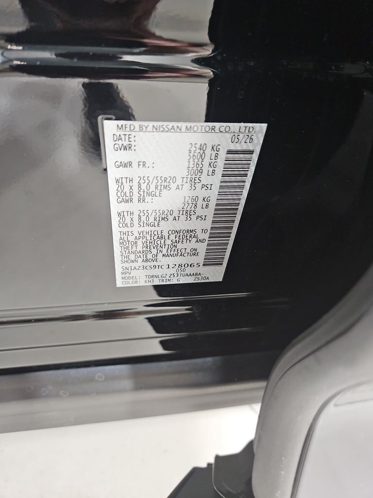 New 2026 Super Black Nissan SL image 28