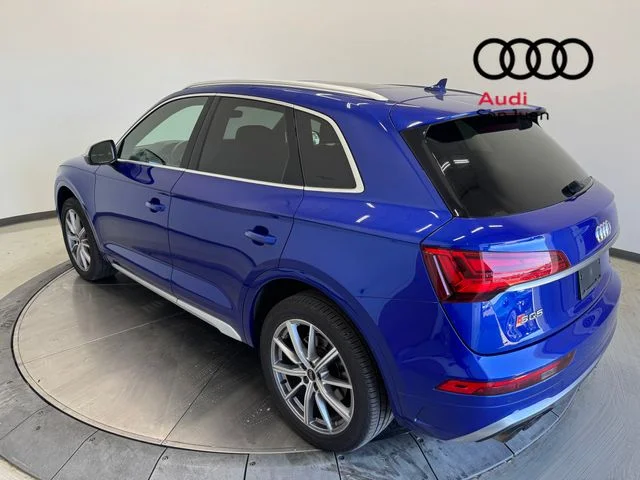 Used 2022 Blue Audi Premium Plus image 34