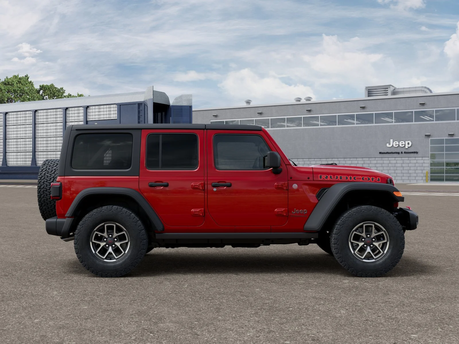 New 2026 Firecracker Red Clear-Coat Exterior Paint Jeep Rubicon image 12