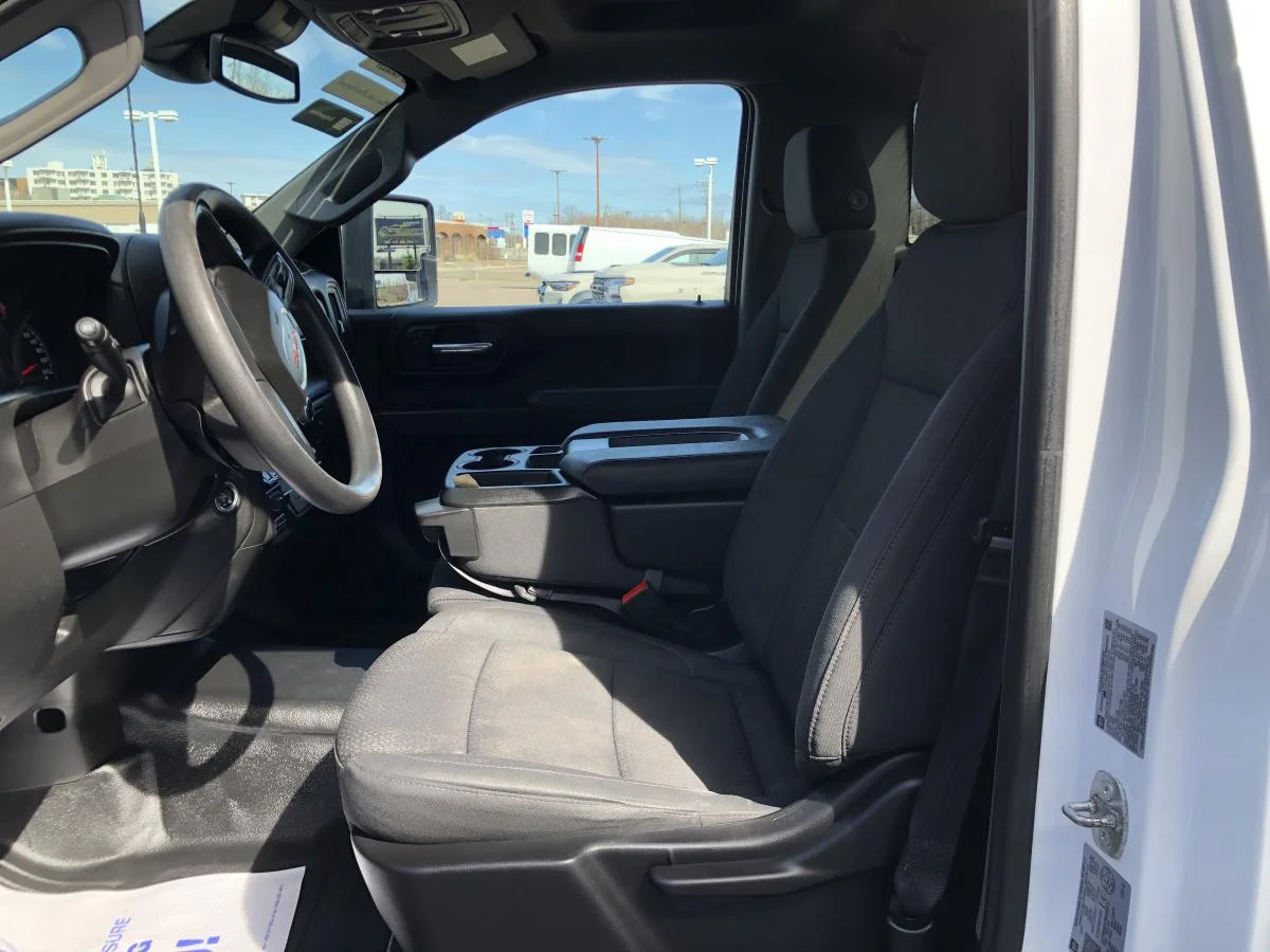 Used 2024 White GMC 4WD Reg Cab 142" Pro image 12
