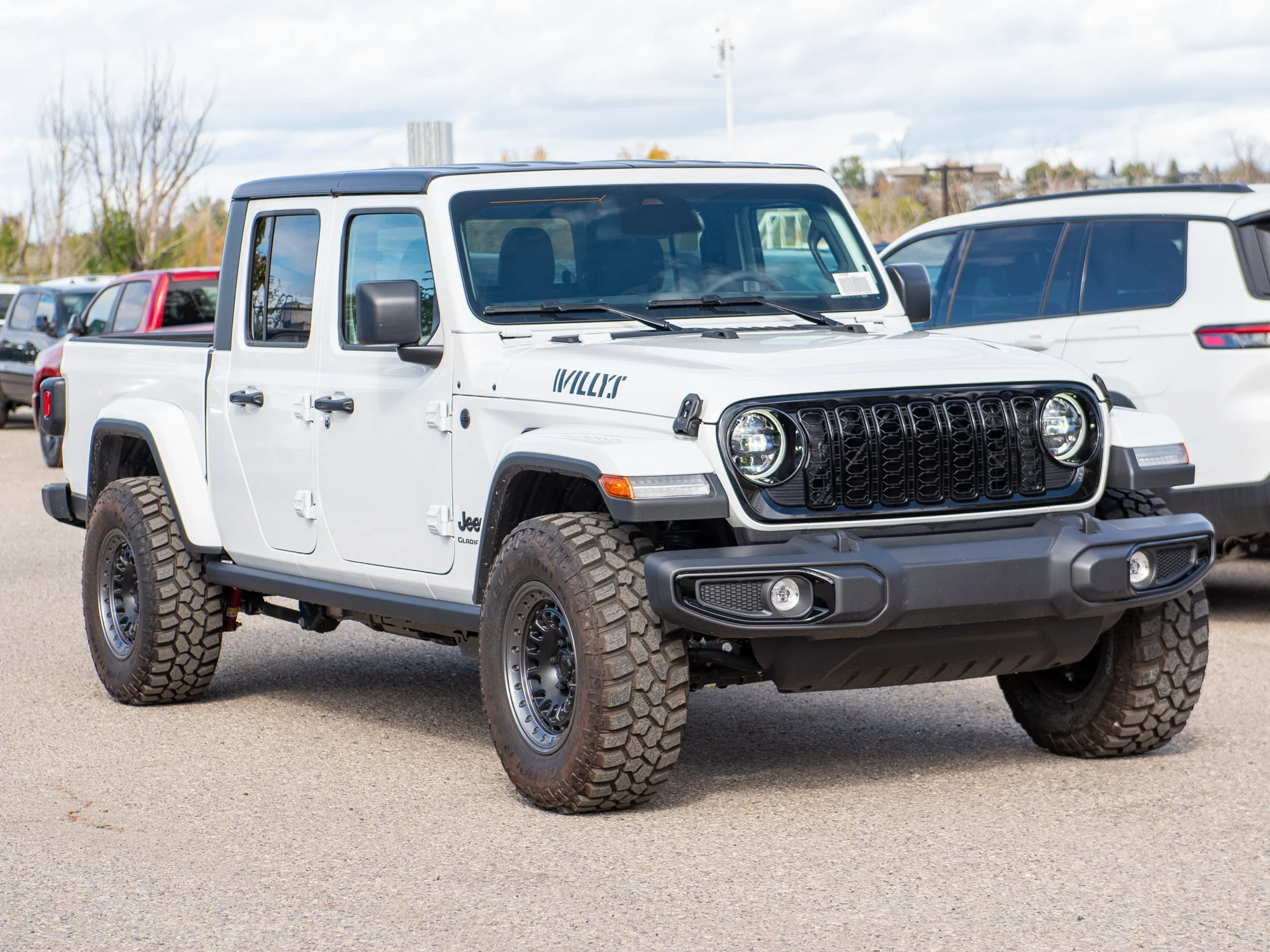 New 2026 White Jeep Willys* 4x4, Black Rhino Wheels, 33 Inch Tires image 9