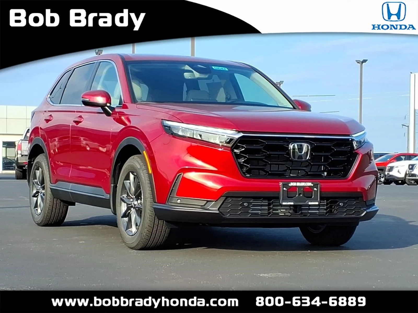 New 2026 Radiant Red Metallic Honda EX-L image 1