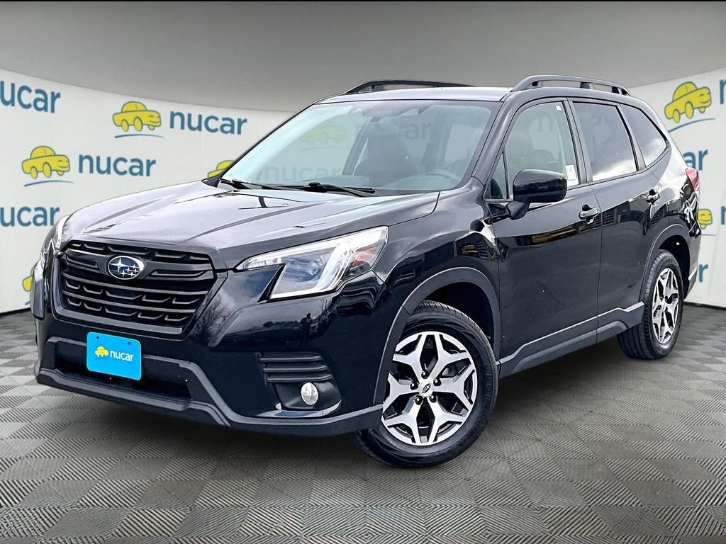 Used 2022 Crystal Black Silica Subaru Premium image 12