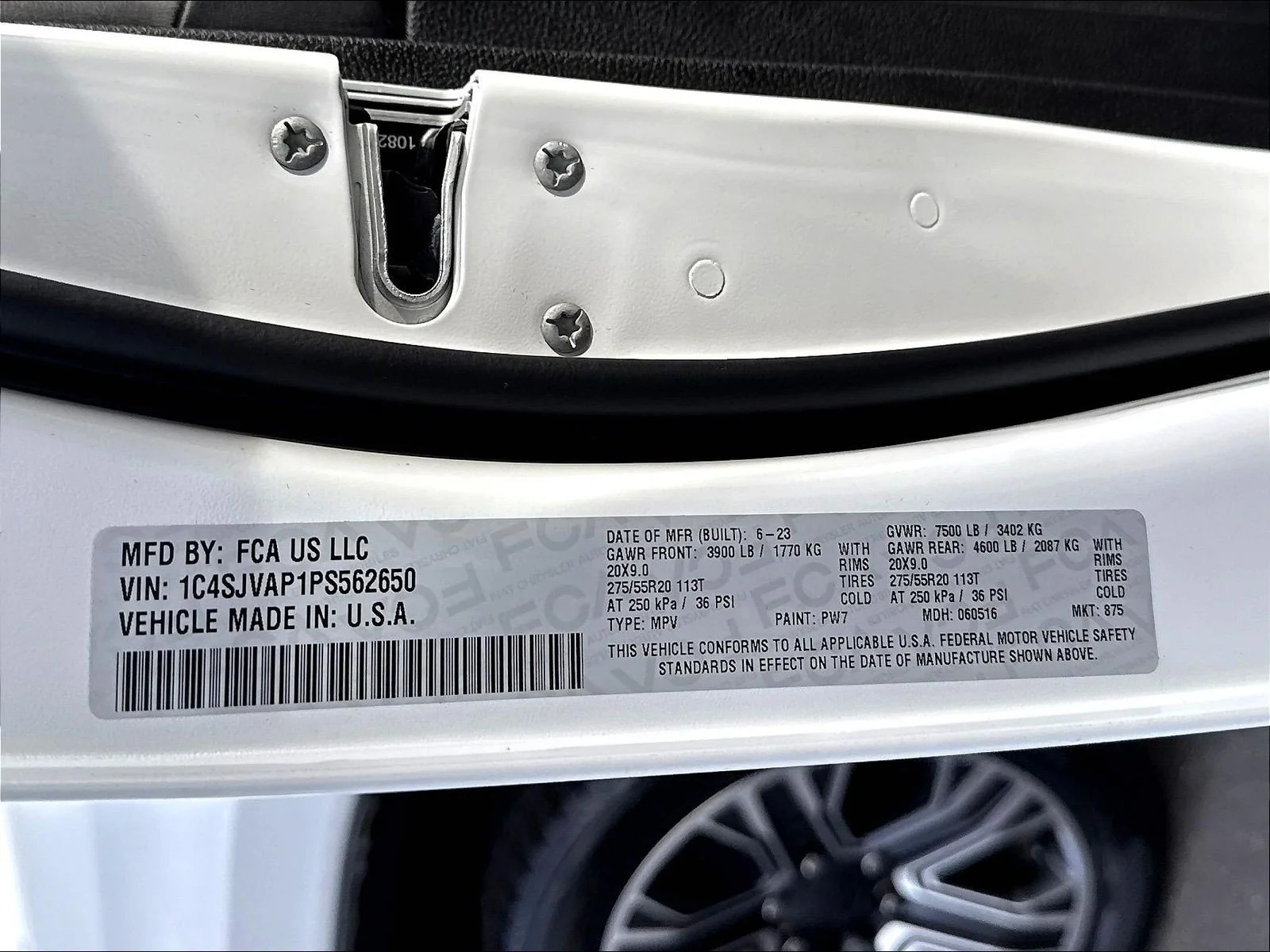 Used 2023 Bright White Clearcoat Jeep Base image 21