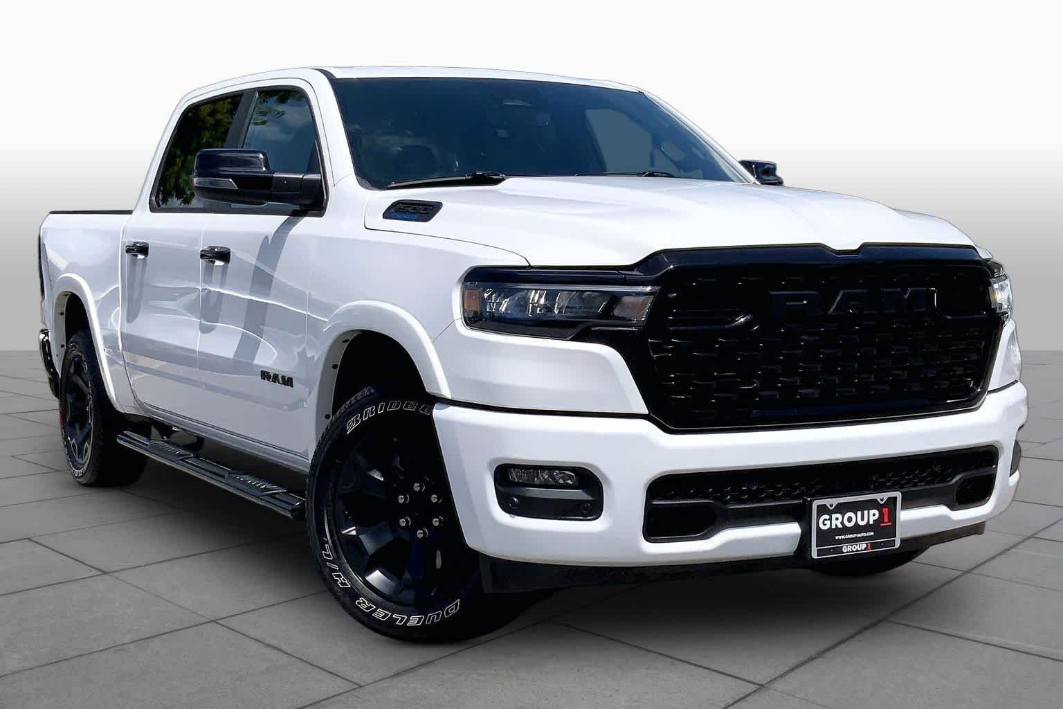 Used 2025 Bright White Clearcoat Ram Lone Star image 3