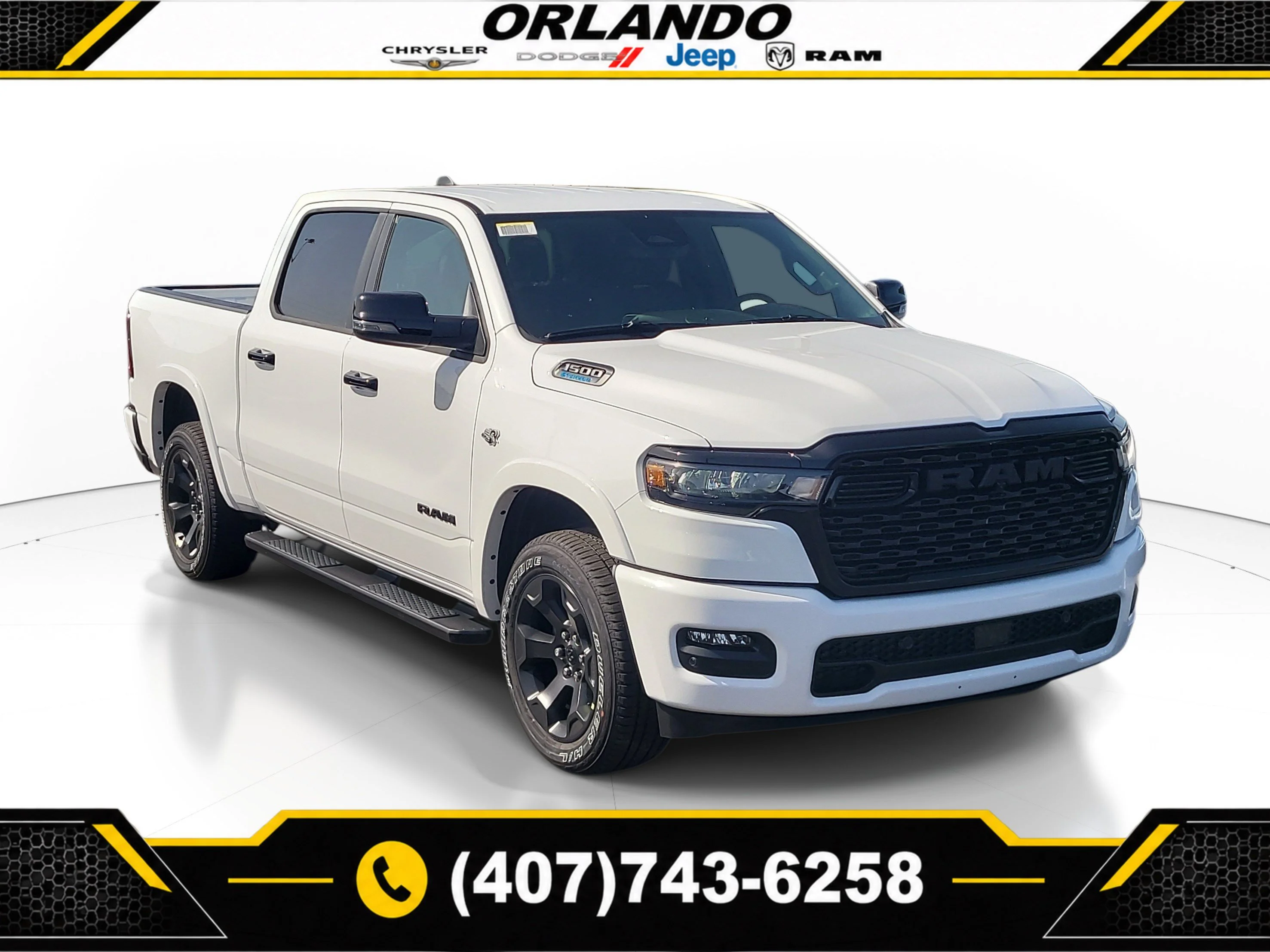 New 2026 Bright White Clearcoat Ram Big Horn/Lone Star image 1