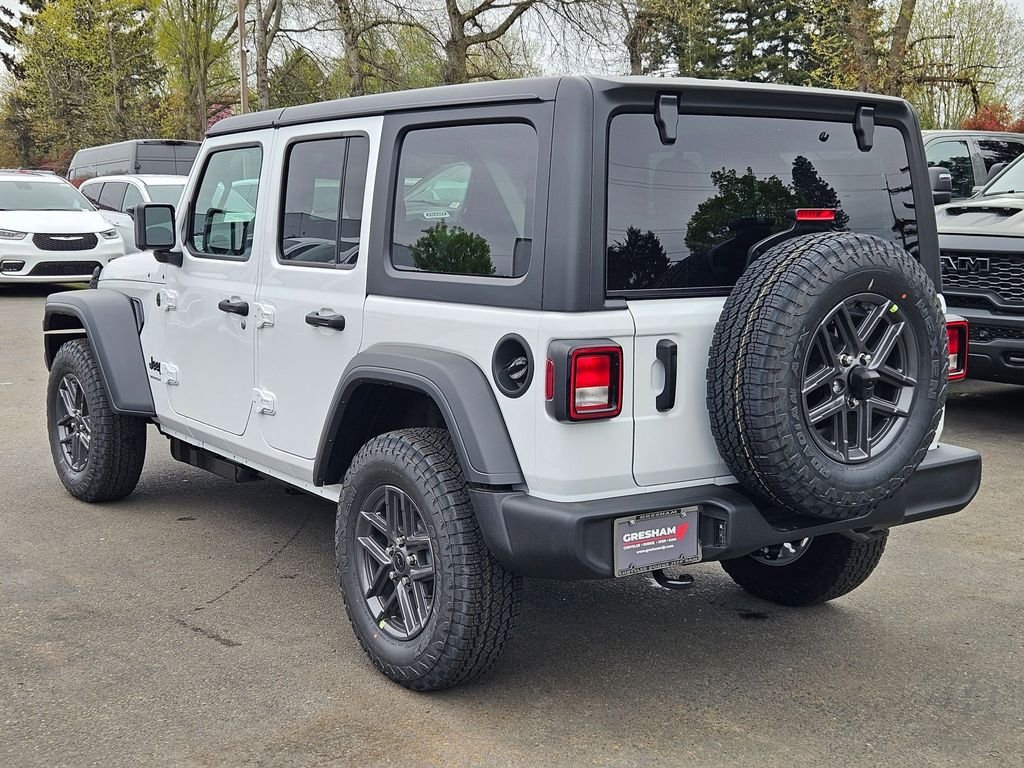 New 2026 Bright White Clear-Coat Exterior Paint Jeep Sport S image 5