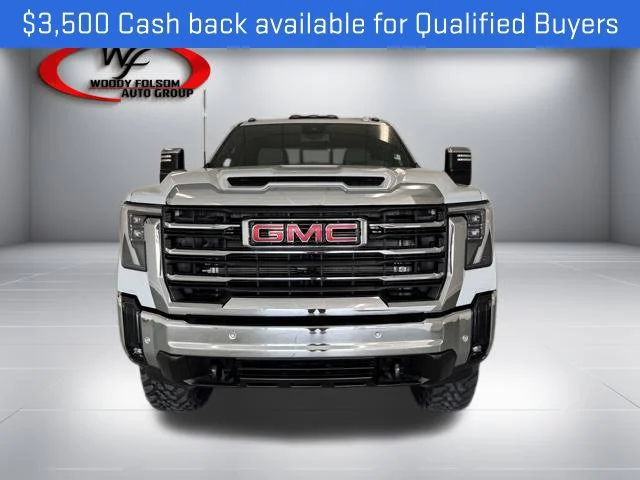 New 2026 Glacier White Tricoat GMC SLT image 2