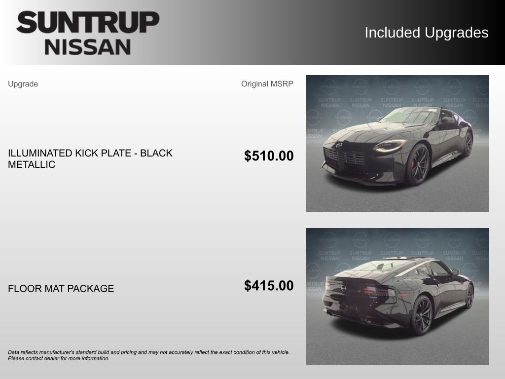 Used 2025 Black Nissan Performance image 2