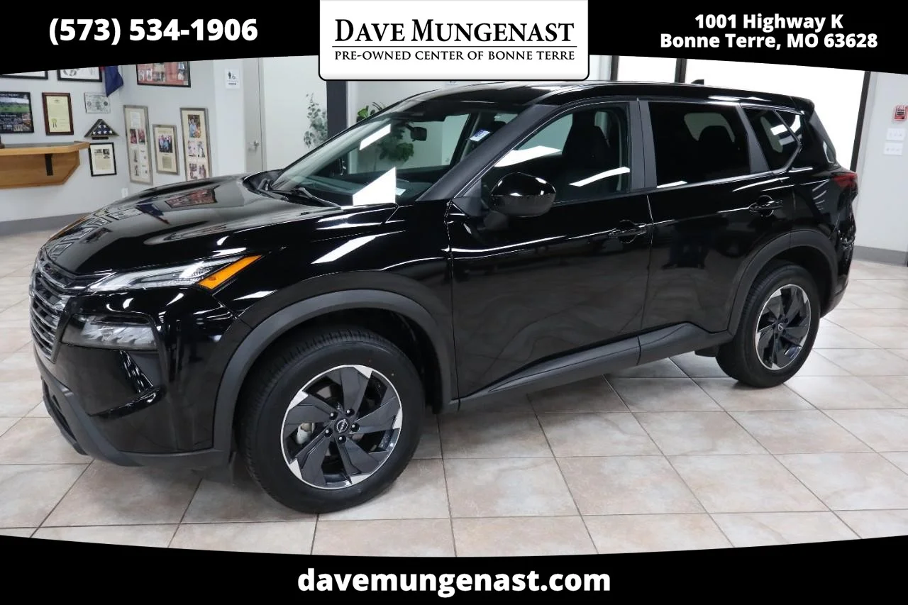 Used 2024 Super Black Nissan SV image 1