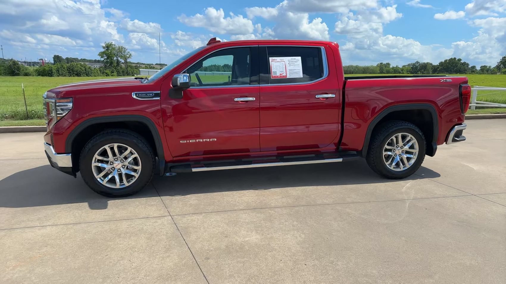 Used 2024 Volcanic Red GMC SLT image 6