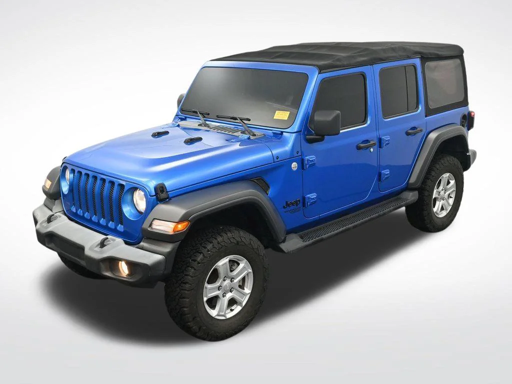 Used 2021 Blue Jeep Unlimited Sport S image 21