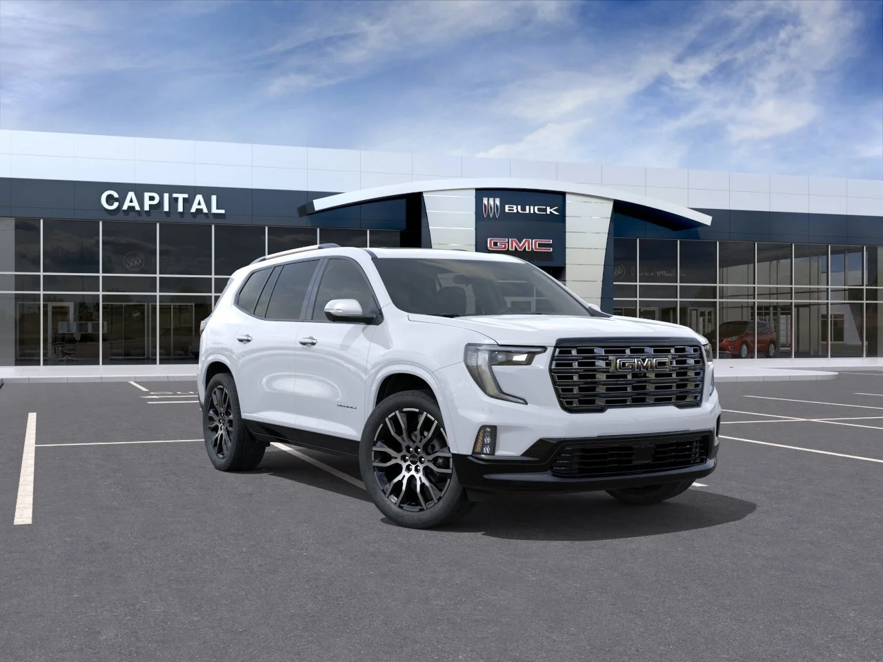 New 2026 GLACIER WHITE TRICOAT GMC Denali Ultimate image 2