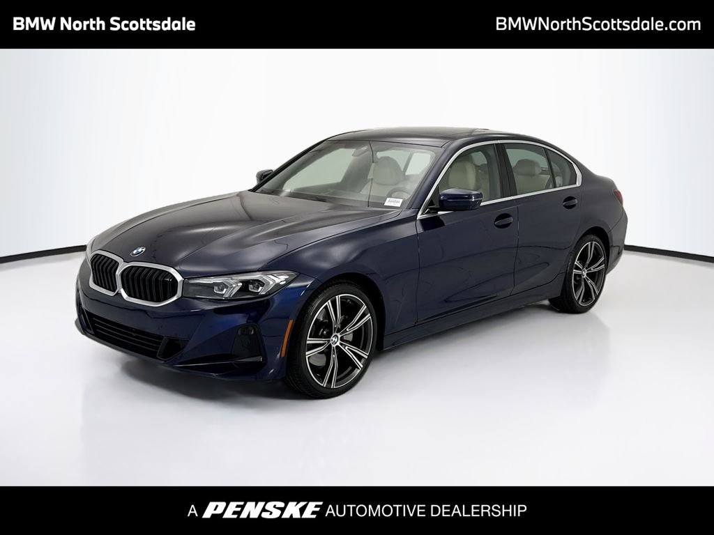 Certified Used 2024 Blue BMW 330i image 1