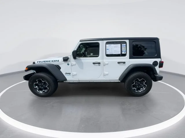 Used 2022 White Jeep Unlimited Rubicon 4xe image 5