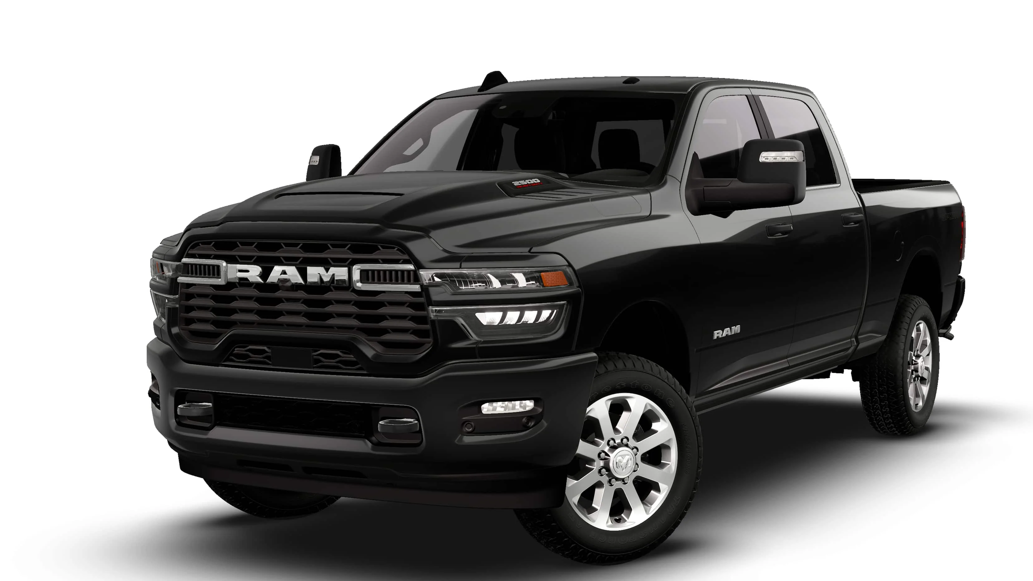 New 2026 Diamond Black Crystal Pearl-Coat Exterior Paint RAM BIG HORN image 13