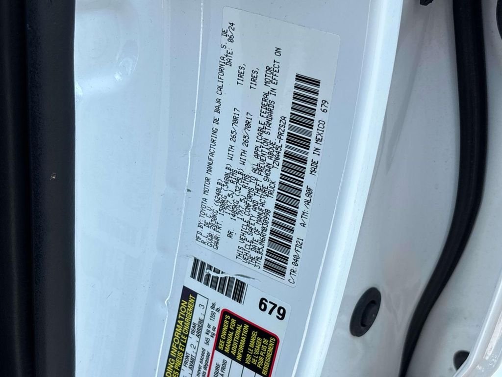 Used 2024 White Toyota TRD Off-Road image 31