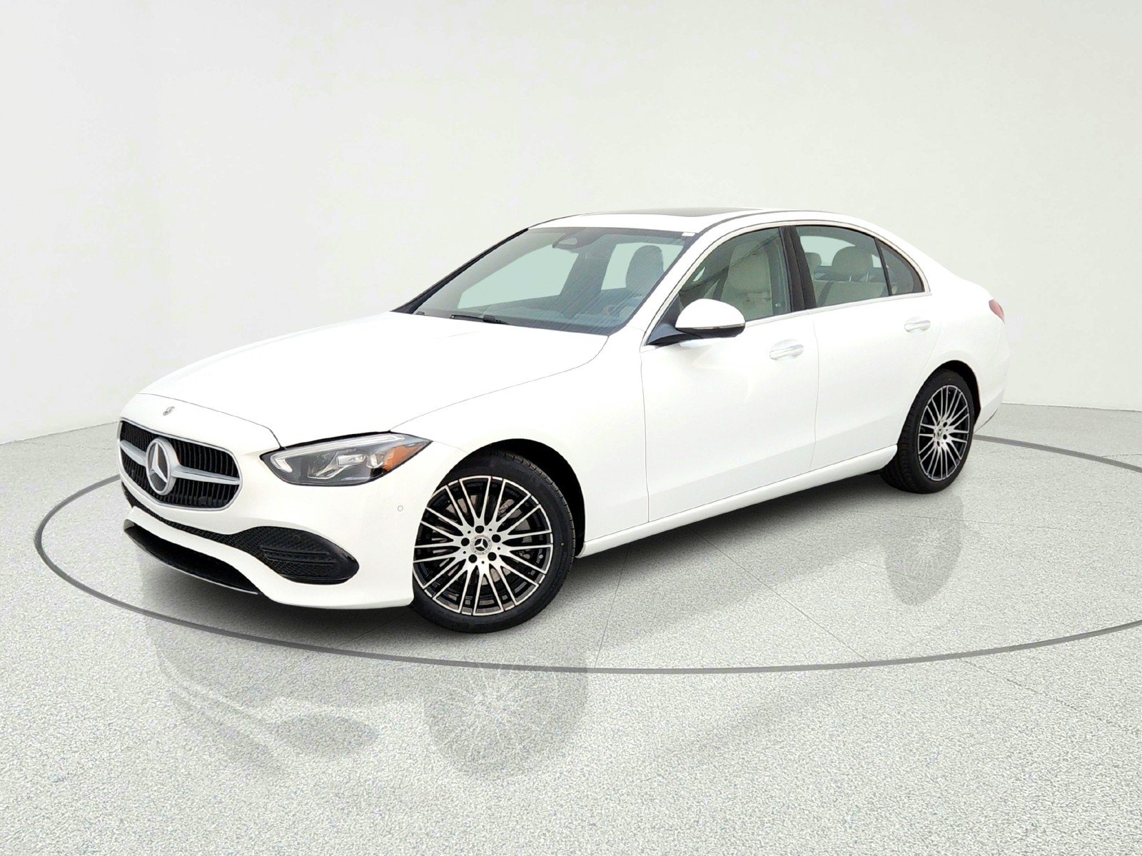 New 2026 Polar White Mercedes-Benz C 300 Sedan image 1