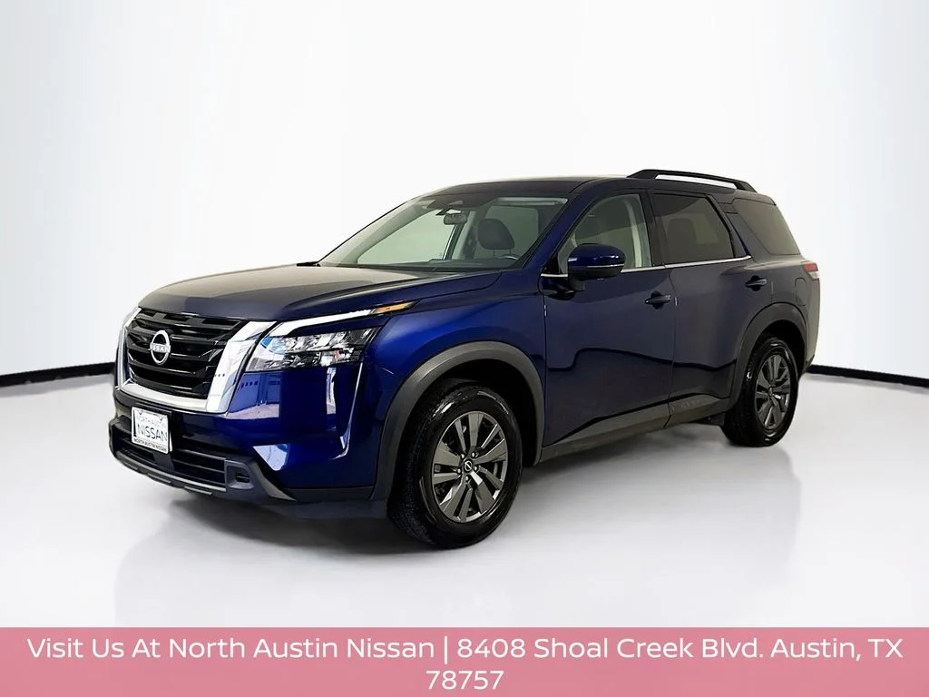 Certified Used 2024 Blue Nissan SV image 4