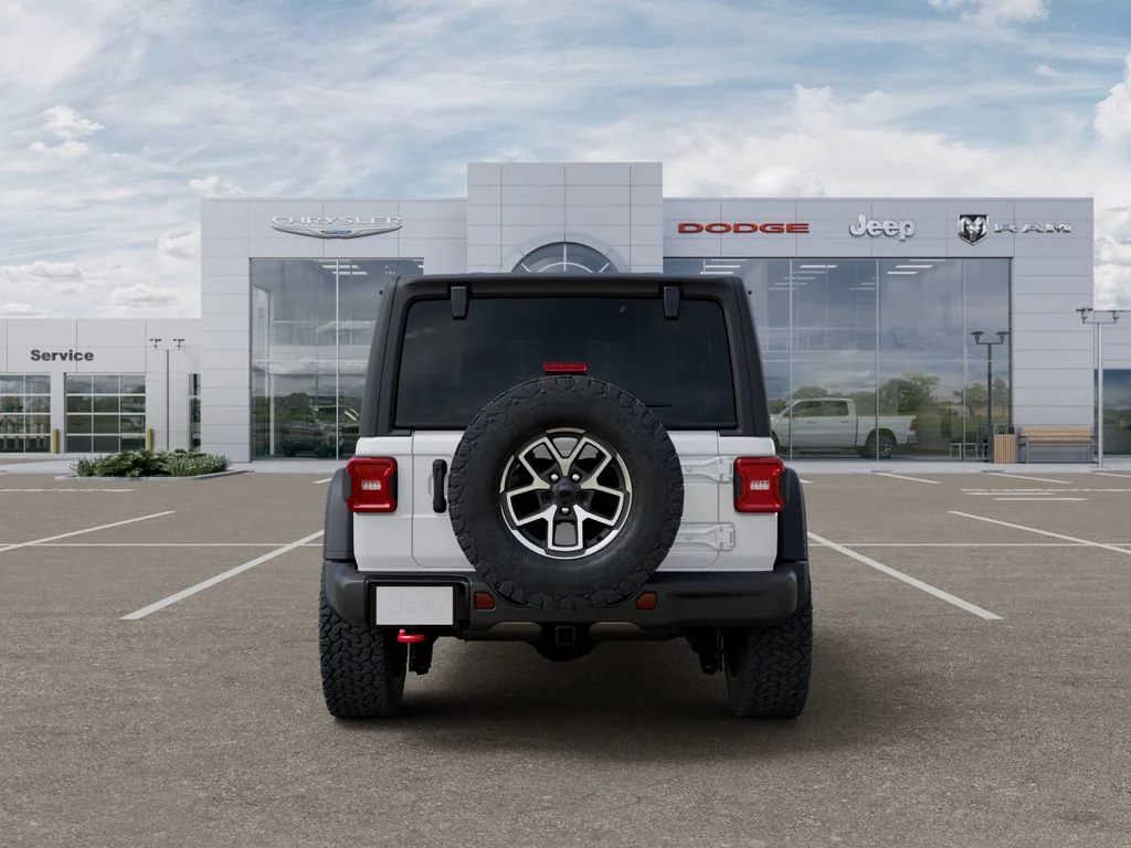 New 2026 Bright White Clear-Coat Exterior Paint Jeep Rubicon image 8
