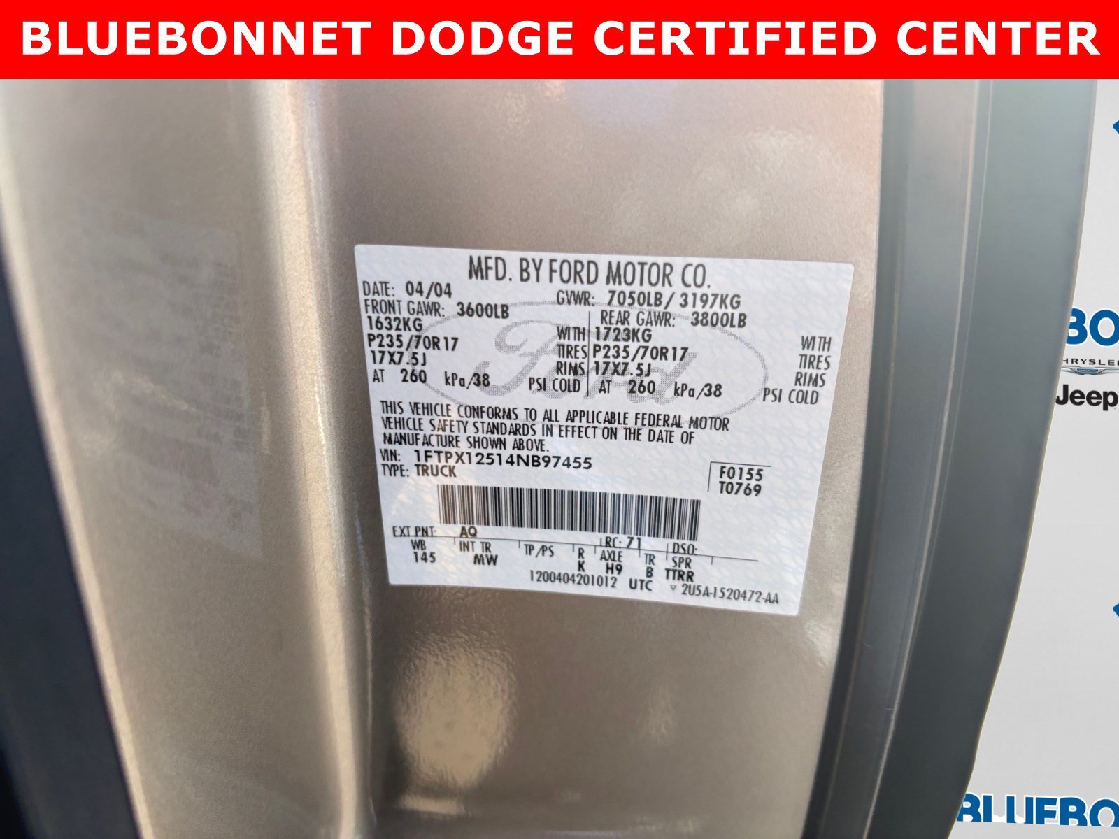 Used 2004 Arizona Beige Metallic Ford XLT image 25