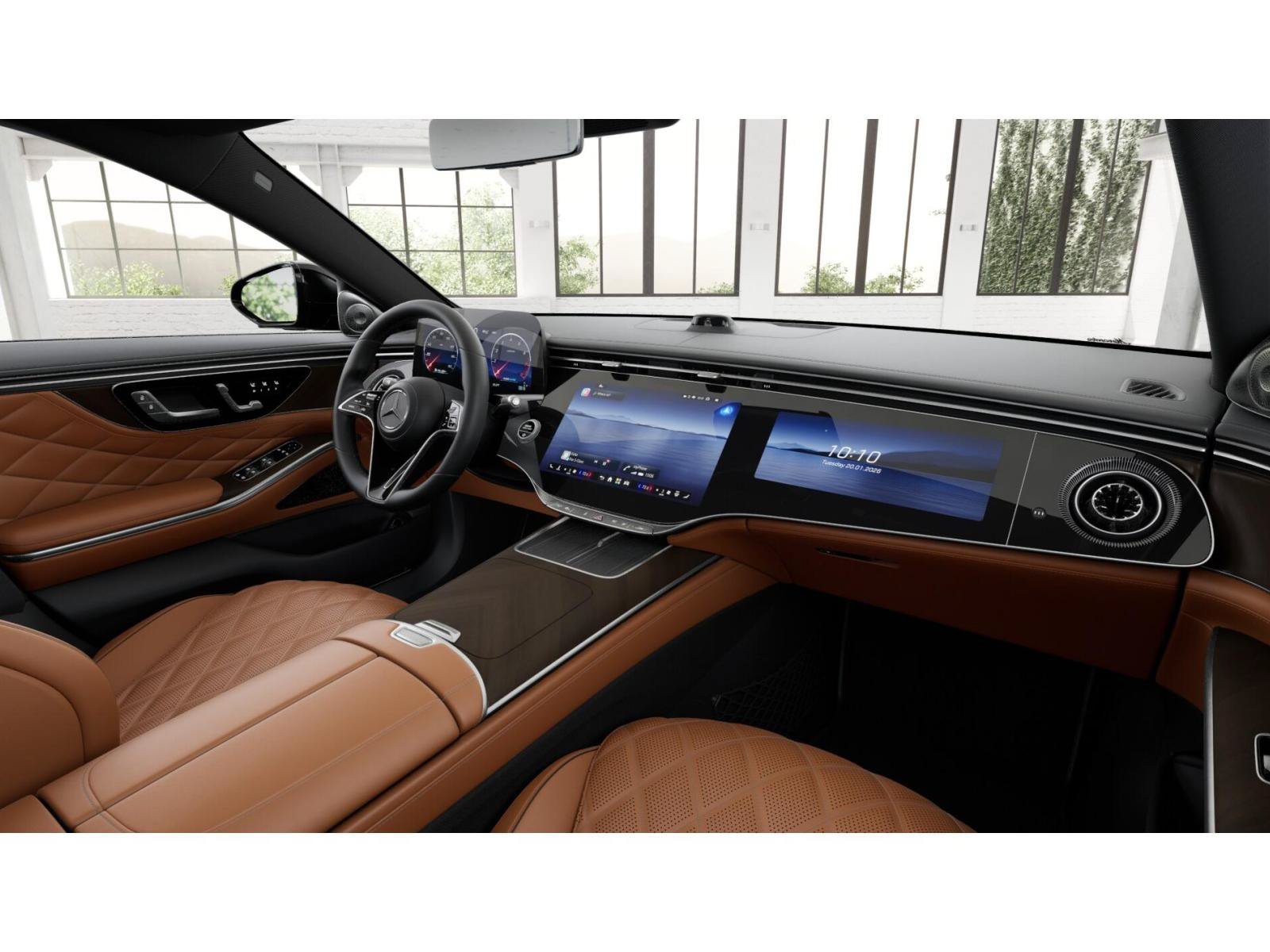 New 2027 Obsidian Black Metallic Mercedes-Benz S 580 4MATIC® Sedan image 6