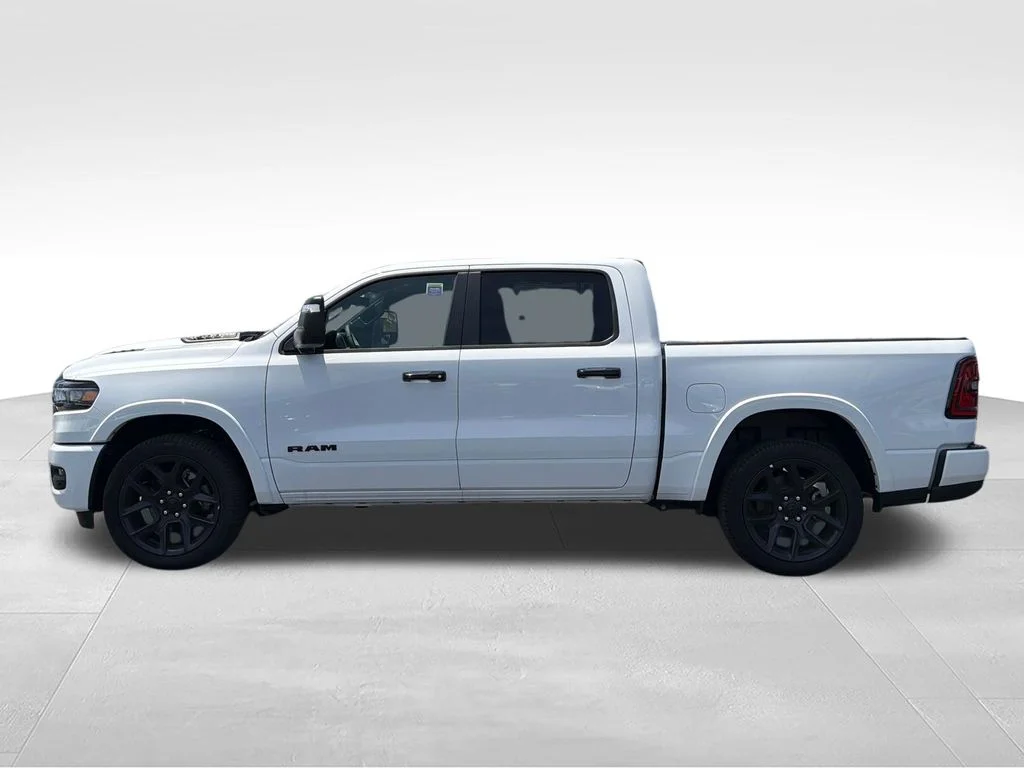 New 2025 Bright White Clear-Coat Exterior Paint RAM Laramie image 2