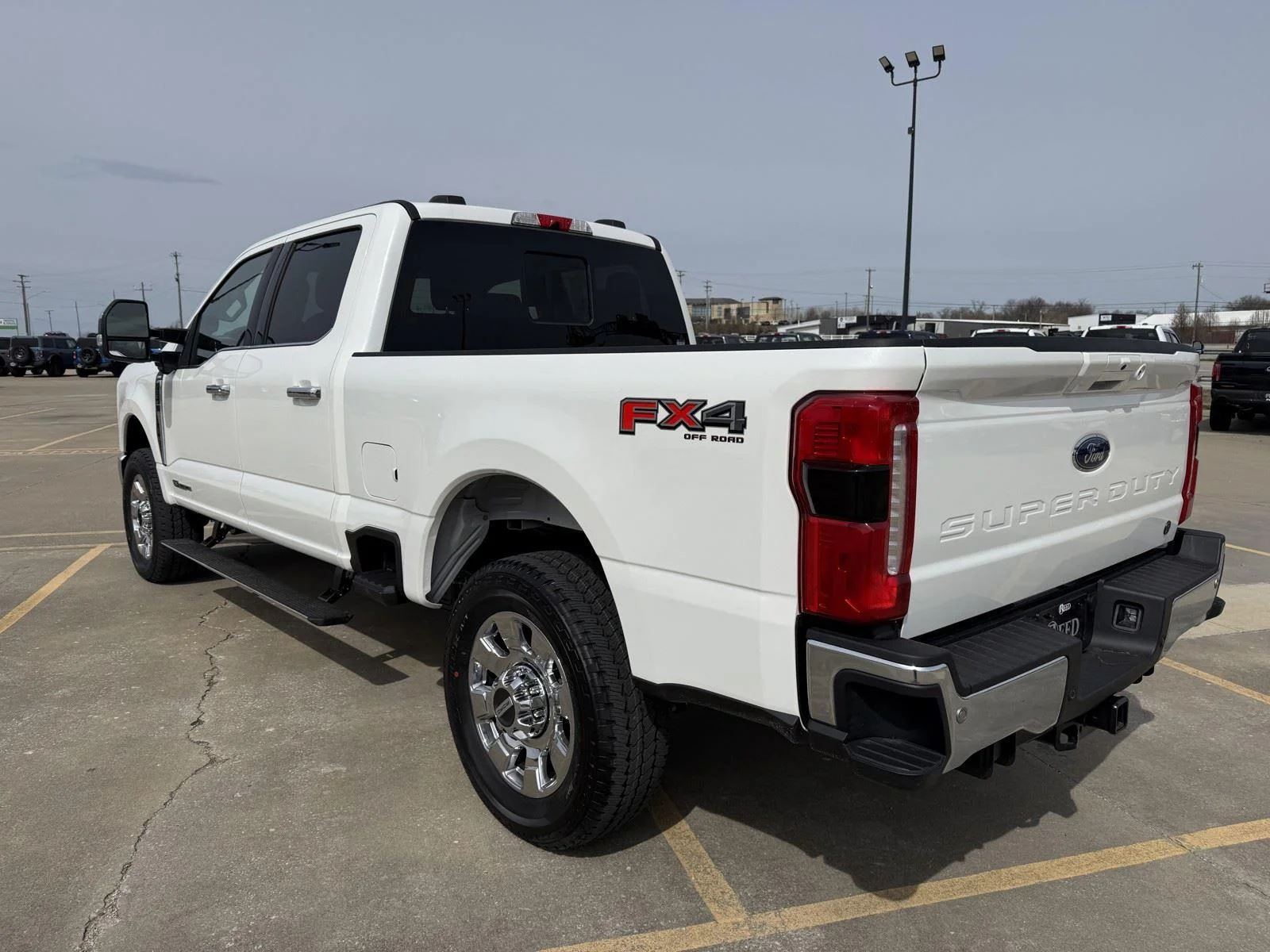 New 2026 Star White Metallic Tri-Coat Ford LARIAT image 7