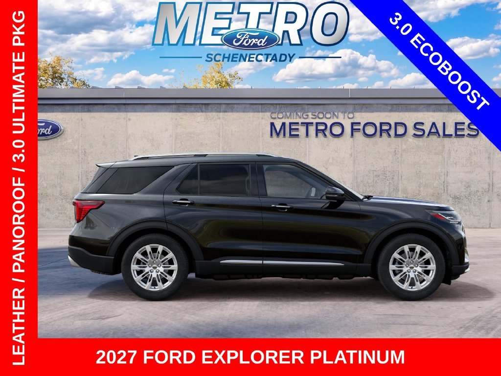 New 2027 Agate Black Metallic Ford Platinum image 8