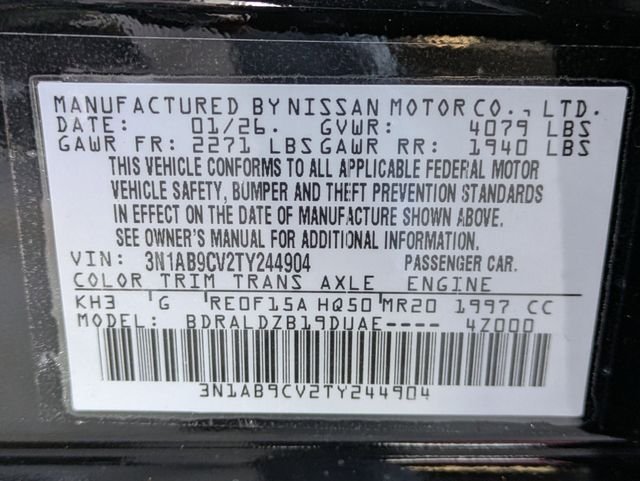 New 2026 Super Black Nissan SV image 29